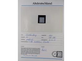 1981/1920, postfrische Sammlung aus Abobezug, dabei einige bessere Ausgaben Bayern, Bergedorf und Thurn und Taxis, gute Erhal