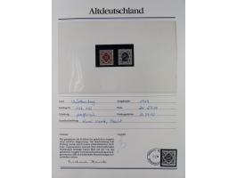1981/1920, postfrische Sammlung aus Abobezug, dabei einige bessere Ausgaben Bayern, Bergedorf und Thurn und Taxis, gute Erhal
