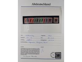 1981/1920, postfrische Sammlung aus Abobezug, dabei einige bessere Ausgaben Bayern, Bergedorf und Thurn und Taxis, gute Erhal