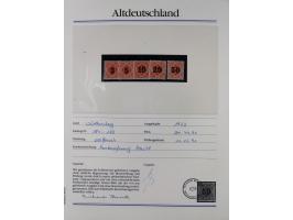 1981/1920, postfrische Sammlung aus Abobezug, dabei einige bessere Ausgaben Bayern, Bergedorf und Thurn und Taxis, gute Erhal