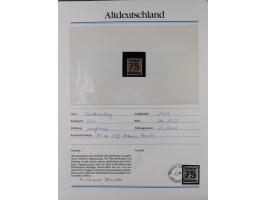 1981/1920, postfrische Sammlung aus Abobezug, dabei einige bessere Ausgaben Bayern, Bergedorf und Thurn und Taxis, gute Erhal