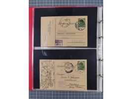 1941/44, kleine Partie mit 34 Briefen und Karten, Schwerpunkt Serbien und Laibach, mit R-Brief und Mischfrankaturen, etc., me