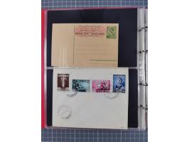 1941/44, kleine Partie mit 34 Briefen und Karten, Schwerpunkt Serbien und Laibach, mit R-Brief und Mischfrankaturen, etc., me