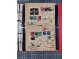 1941/44, kleine Partie mit 34 Briefen und Karten, Schwerpunkt Serbien und Laibach, mit R-Brief und Mischfrankaturen, etc., me