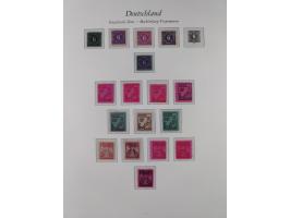 1945/49, in den Hauptnummern überkomplette, fast ausnahmslos postfrische Sammlung, inkl. Mi.-Nr. BIa/b postfrisch bzw. ungebr