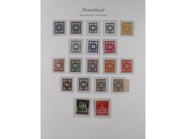 1945/49, in den Hauptnummern überkomplette, fast ausnahmslos postfrische Sammlung, inkl. Mi.-Nr. BIa/b postfrisch bzw. ungebr