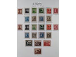 1945/49, in den Hauptnummern überkomplette, fast ausnahmslos postfrische Sammlung, inkl. Mi.-Nr. BIa/b postfrisch bzw. ungebr