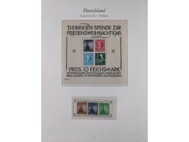 1945/49, in den Hauptnummern überkomplette, fast ausnahmslos postfrische Sammlung, inkl. Mi.-Nr. BIa/b postfrisch bzw. ungebr