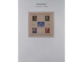 1945/49, in den Hauptnummern überkomplette, fast ausnahmslos postfrische Sammlung, inkl. Mi.-Nr. BIa/b postfrisch bzw. ungebr
