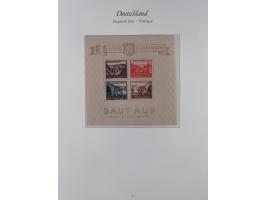 1945/49, in den Hauptnummern überkomplette, fast ausnahmslos postfrische Sammlung, inkl. Mi.-Nr. BIa/b postfrisch bzw. ungebr