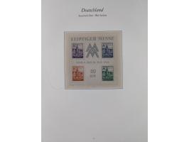 1945/49, in den Hauptnummern überkomplette, fast ausnahmslos postfrische Sammlung, inkl. Mi.-Nr. BIa/b postfrisch bzw. ungebr