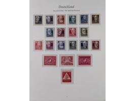 1945/49, in den Hauptnummern überkomplette, fast ausnahmslos postfrische Sammlung, inkl. Mi.-Nr. BIa/b postfrisch bzw. ungebr