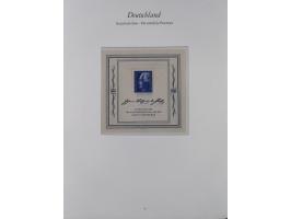 1945/49, in den Hauptnummern überkomplette, fast ausnahmslos postfrische Sammlung, inkl. Mi.-Nr. BIa/b postfrisch bzw. ungebr