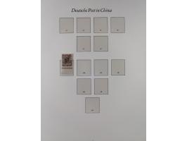 China-Togo, postfrische Sammlung mit besseren Ausgaben aus Borek Abonnement, dabei Mark und Dollar Werte, u.a. DSWA Mi.-Nr. 2