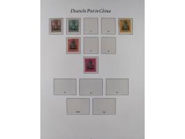 China-Togo, postfrische Sammlung mit besseren Ausgaben aus Borek Abonnement, dabei Mark und Dollar Werte, u.a. DSWA Mi.-Nr. 2