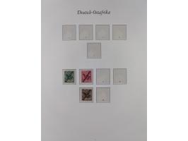 China-Togo, postfrische Sammlung mit besseren Ausgaben aus Borek Abonnement, dabei Mark und Dollar Werte, u.a. DSWA Mi.-Nr. 2