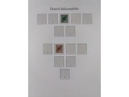 China-Togo, postfrische Sammlung mit besseren Ausgaben aus Borek Abonnement, dabei Mark und Dollar Werte, u.a. DSWA Mi.-Nr. 2