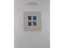 1945/49, postfrische Sammlungen Französische Zone bis auf Baden Mi.-Nr. 53 kpl. inkl. Blocks sowie Bizone in den Hauptnummern