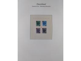 1945/49, postfrische Sammlungen Französische Zone bis auf Baden Mi.-Nr. 53 kpl. inkl. Blocks sowie Bizone in den Hauptnummern