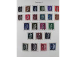 1945/67, in den Hauptnummern komplette bis auf Mi.-Nr. 691 postfrische Sammlung inkl. Mi.-Nr. Va-d sign. Kovar VÖB, 674-92 si
