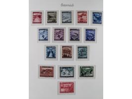 1945/67, in den Hauptnummern komplette bis auf Mi.-Nr. 691 postfrische Sammlung inkl. Mi.-Nr. Va-d sign. Kovar VÖB, 674-92 si