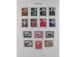 1945/67, in den Hauptnummern komplette bis auf Mi.-Nr. 691 postfrische Sammlung inkl. Mi.-Nr. Va-d sign. Kovar VÖB, 674-92 si