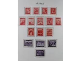 1945/67, in den Hauptnummern komplette bis auf Mi.-Nr. 691 postfrische Sammlung inkl. Mi.-Nr. Va-d sign. Kovar VÖB, 674-92 si