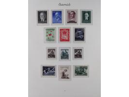 1945/67, in den Hauptnummern komplette bis auf Mi.-Nr. 691 postfrische Sammlung inkl. Mi.-Nr. Va-d sign. Kovar VÖB, 674-92 si