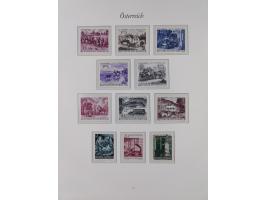 1945/67, in den Hauptnummern komplette bis auf Mi.-Nr. 691 postfrische Sammlung inkl. Mi.-Nr. Va-d sign. Kovar VÖB, 674-92 si