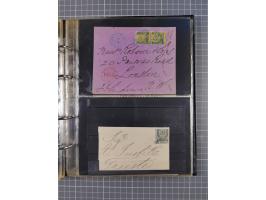 1876-1890, interesting collection of Empire issues in album, including rare 5 pa. and 25 pia. stamps, tete-beche and reverse 