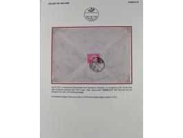 1840/1912, Vilayet of Selanik / Salonica&nbsp;: The collection on leaves with covers/ cards (19) including 1840 prefilatelic 