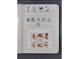 FAUNA: 1940/90 (ca.), collection in album starting with Western Australia Swans, many animal series from Lebanon and Turkey, 