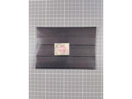 1890, 2M. dunkelrotkarmint mit sehr klarem Stempel “CONSTANTINOPEL DP 1 8.5.91” (ohne Sterne) auf Paketkarten-Briefstück. Die