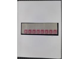 1859/67, die verbleibende ungebrauchte Sammlung, dabei diverse Einheiten bis zum 12er-Block, Randstücke, 15U und 19U in Paare