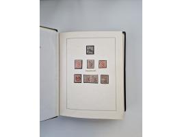 1859/67, die verbleibende gestempelte Sammlung mit lose Marken, Einheiten, Briefstücken und rund 40 frankierten Briefen und G