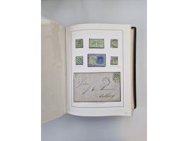 1859/67, die verbleibende gestempelte Sammlung mit lose Marken, Einheiten, Briefstücken und rund 40 frankierten Briefen und G