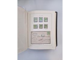 1859/67, die verbleibende gestempelte Sammlung mit lose Marken, Einheiten, Briefstücken und rund 40 frankierten Briefen und G