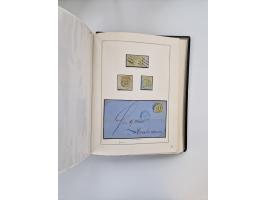 1859/67, die verbleibende gestempelte Sammlung mit lose Marken, Einheiten, Briefstücken und rund 40 frankierten Briefen und G