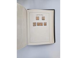 1859/67, die verbleibende gestempelte Sammlung mit lose Marken, Einheiten, Briefstücken und rund 40 frankierten Briefen und G