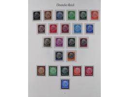 1933/45, meist postfrische und etwas ungebrauchte, in den Hauptnummern komplette Sammlung inkl. Block 2-11, Chicagofahrt, Hin