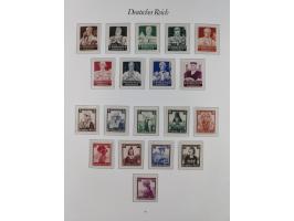 1933/45, meist postfrische und etwas ungebrauchte, in den Hauptnummern komplette Sammlung inkl. Block 2-11, Chicagofahrt, Hin