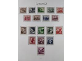 1933/45, meist postfrische und etwas ungebrauchte, in den Hauptnummern komplette Sammlung inkl. Block 2-11, Chicagofahrt, Hin