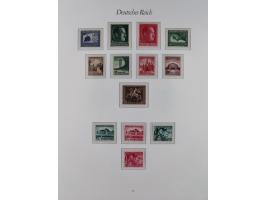 1933/45, meist postfrische und etwas ungebrauchte, in den Hauptnummern komplette Sammlung inkl. Block 2-11, Chicagofahrt, Hin