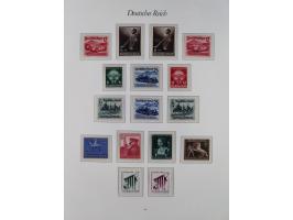 1933/45, meist postfrische und etwas ungebrauchte, in den Hauptnummern komplette Sammlung inkl. Block 2-11, Chicagofahrt, Hin