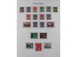 1933/45, meist postfrische und etwas ungebrauchte, in den Hauptnummern komplette Sammlung inkl. Block 2-11, Chicagofahrt, Hin