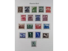 1933/45, meist postfrische und etwas ungebrauchte, in den Hauptnummern komplette Sammlung inkl. Block 2-11, Chicagofahrt, Hin