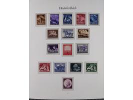 1933/45, meist postfrische und etwas ungebrauchte, in den Hauptnummern komplette Sammlung inkl. Block 2-11, Chicagofahrt, Hin