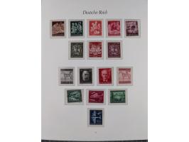 1933/45, meist postfrische und etwas ungebrauchte, in den Hauptnummern komplette Sammlung inkl. Block 2-11, Chicagofahrt, Hin