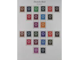 1933/45, meist postfrische und etwas ungebrauchte, in den Hauptnummern komplette Sammlung inkl. Block 2-11, Chicagofahrt, Hin