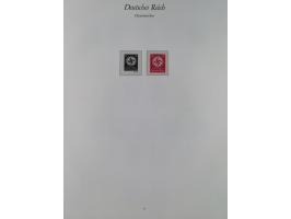 1933/45, meist postfrische und etwas ungebrauchte, in den Hauptnummern komplette Sammlung inkl. Block 2-11, Chicagofahrt, Hin